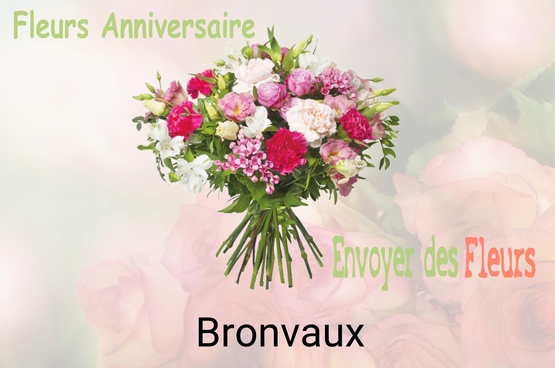 Bouquet de fleurs d’anniversaire livré à Bronvaux